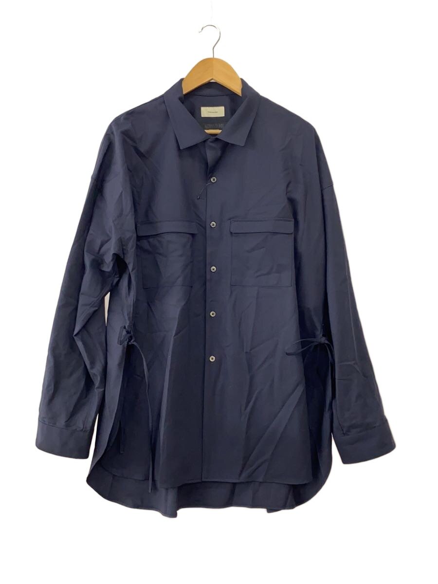 【中古】Toironier◆長袖ティーシャツ/FREE/羊毛/NVY/1830009/シュロの葉【メンズウェア】
