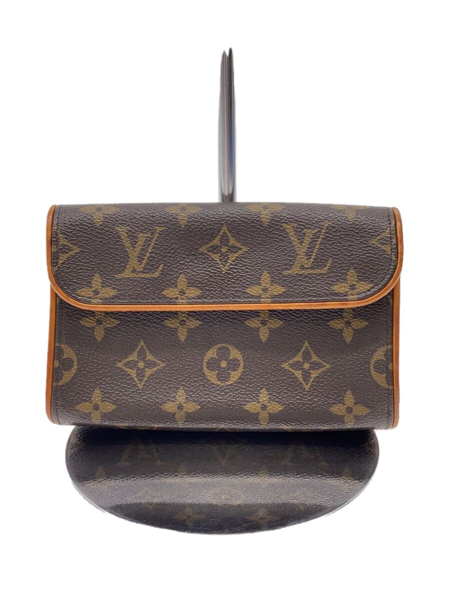 【中古】LOUIS VUITTON◆ポシェット・フロランティーヌ_モノグラム・帆布_BRW/PVC/BRW/総柄【御徒面子】