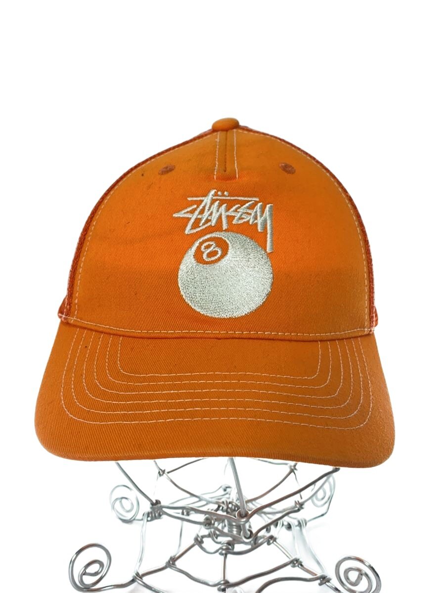 【中古】STUSSY◆メッシュ旗がしら/FREE/ポリエステル/ORN/メンズ/1311146/8 Ball Low Pro Truck【服飾雑貨他】