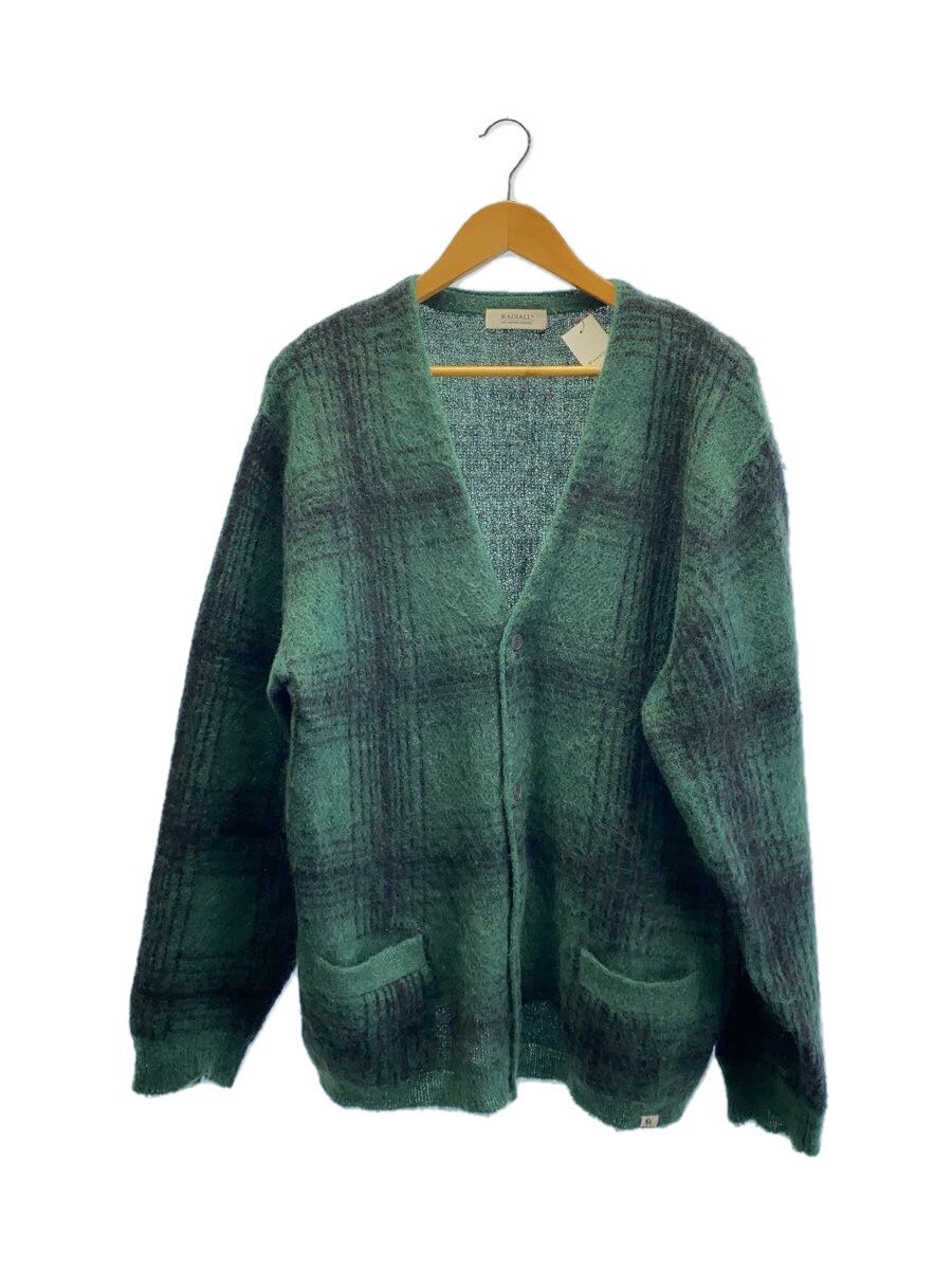 【中古】RADIALL◆ジレー(朦々たる)/M/ナイロン/GRN/読み合わせる/RAD-24AW-KNIT001【メンズウェア】