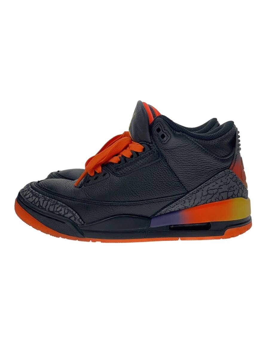 【中古】NIKE◆X AIR JORDAN 3 J BALVIN _X 大気圏 ジョーダン 3 J BALVIN/25.5糎/BLK【シューズ】