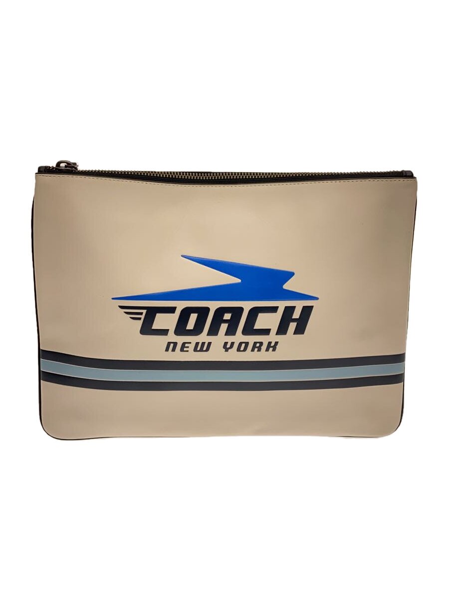 【中古】COACH◆クラッチバッグ[仕入]/PVC/IVO/無地/F73076【バッグ】｜2ｎｄ STREET 店
