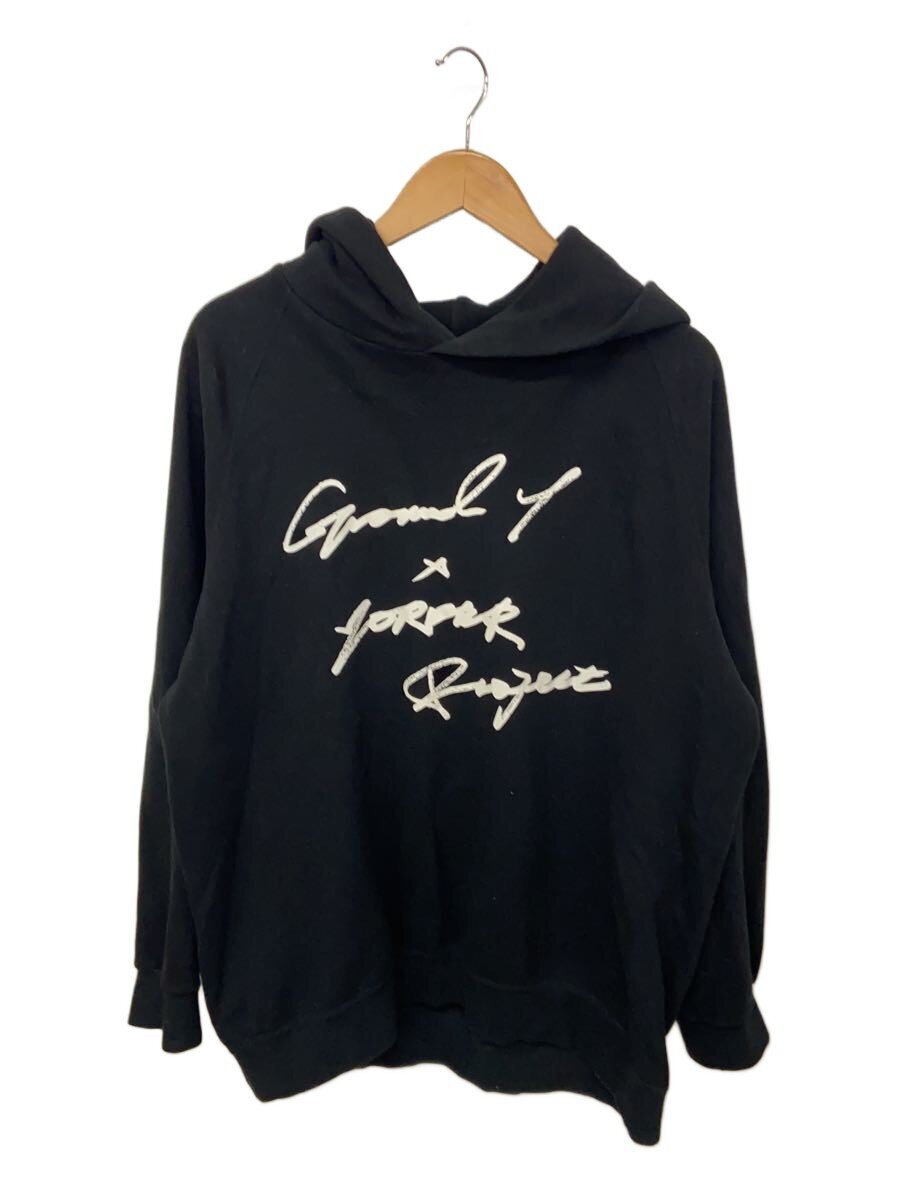 【中古】Ground Y◆&times;7ORDER/Logo Hoodie/パーカー/3/コットン/BLK/プリント/GR-T61-078【メンズウェア】｜2ｎｄ STREET 店