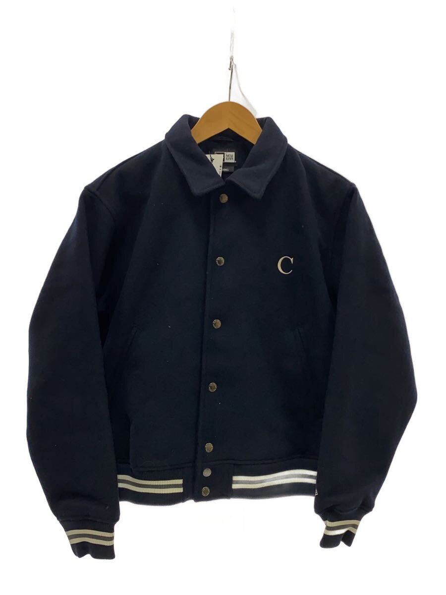 【中古】NEW ERA◆スタジャン/S/羊毛/NVY/14349047【メンズウェア】