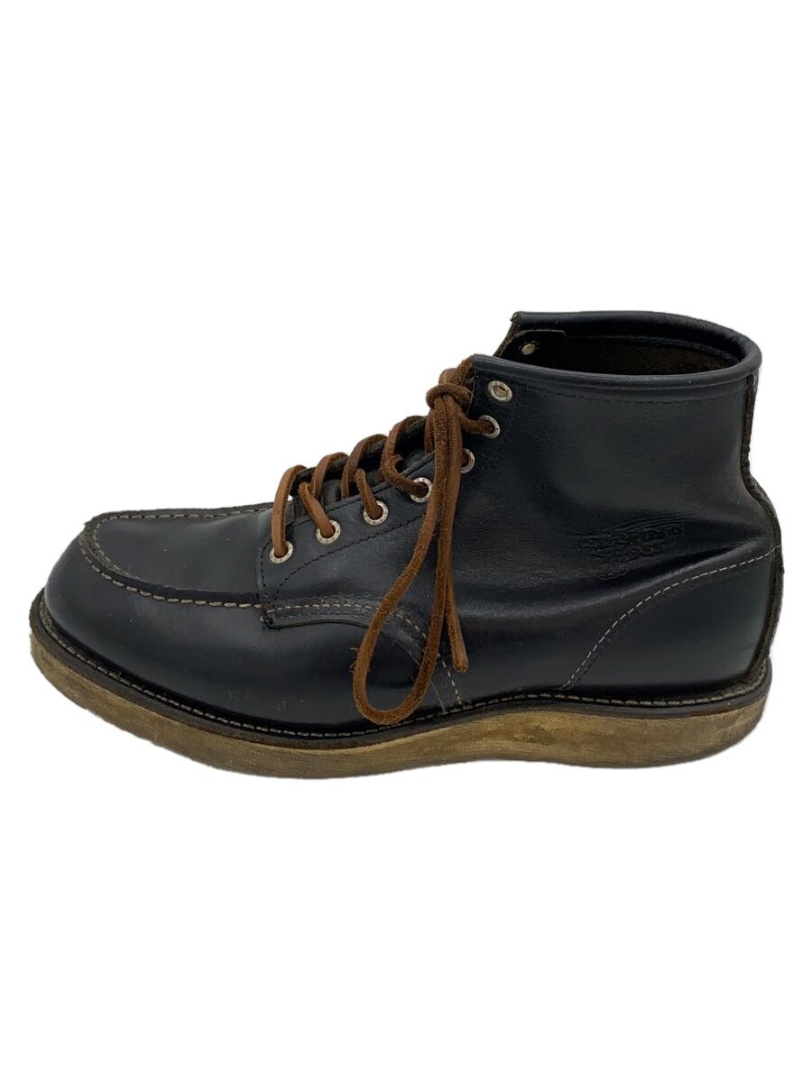 【中古】RED WING◆科学技術者ブーツ/US9.5/BLK/なめし革/8179【シューズ】