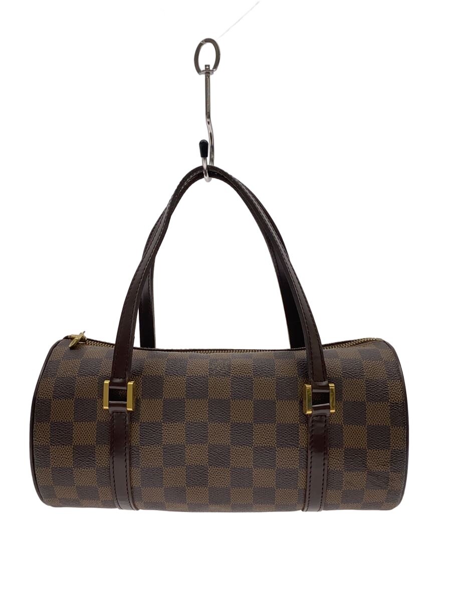 【中古】LOUIS VUITTON◆1)パピヨン30_ダミエ・エベヌ/PVC/BRW【御徒面子】