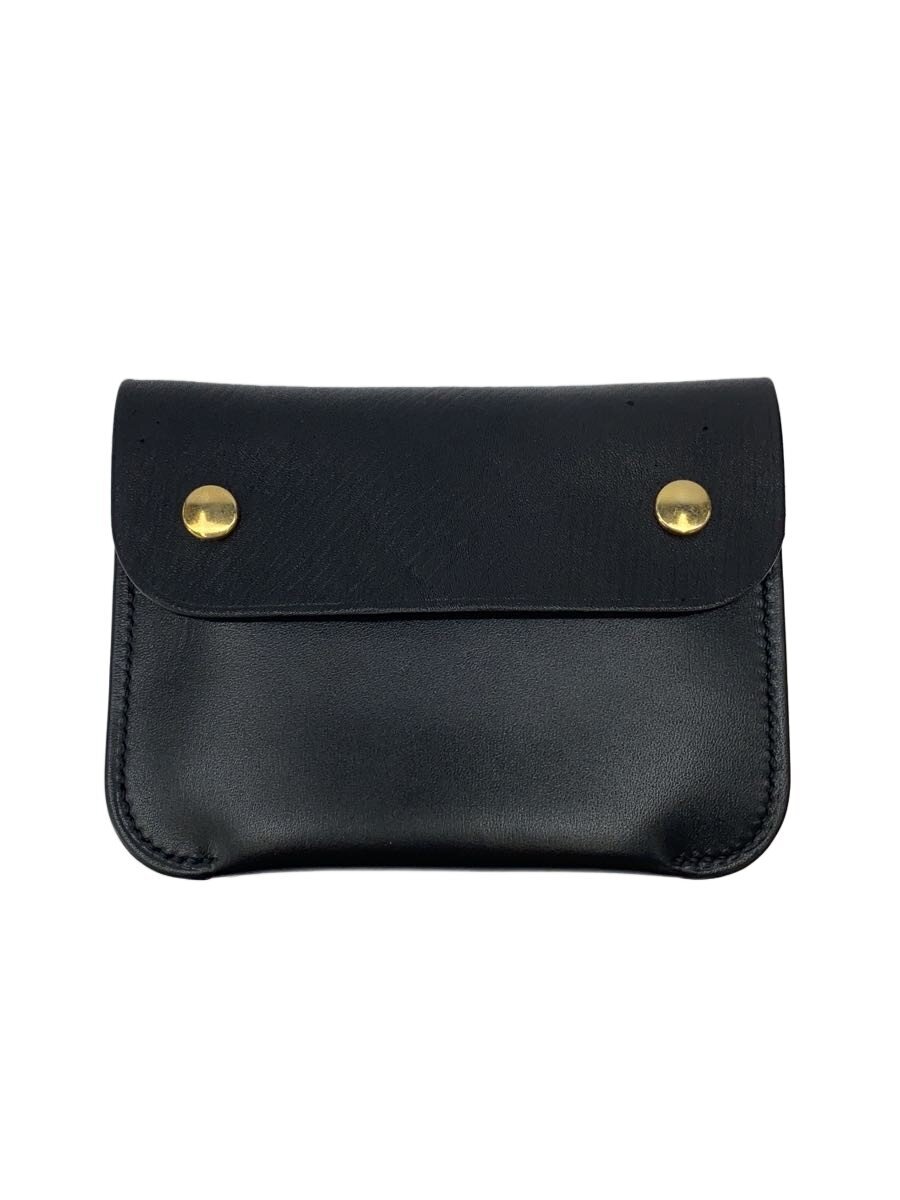 【中古】SUN/kakke◆WALLET SUN/KAKKE 同盟罷工一回り付き添い人レザーウォレット/ロシアンカーフ/蜥蜴/黒いこと【服飾雑貨他】