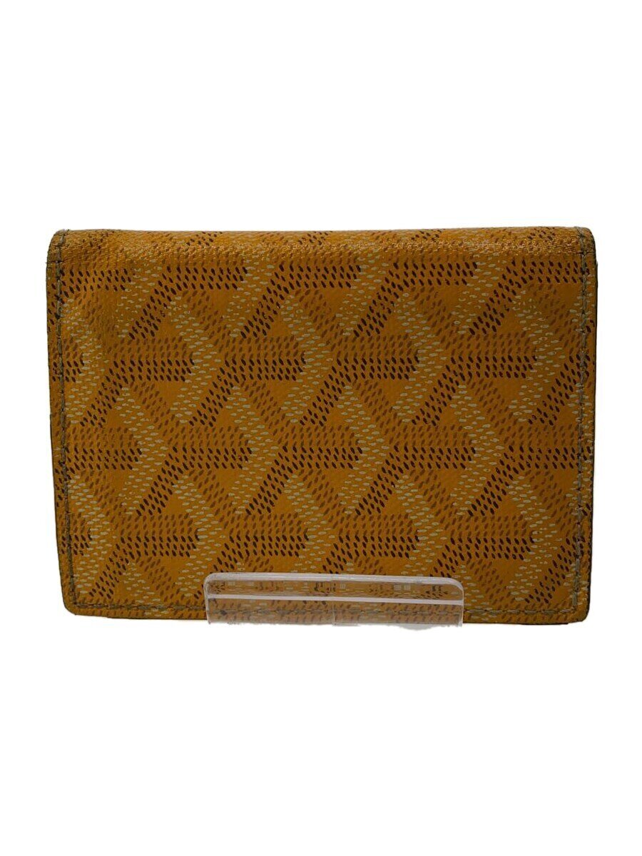 【中古】GOYARD◆SAINT MARC/なめし革/YLW/メンズ【服飾雑貨他】