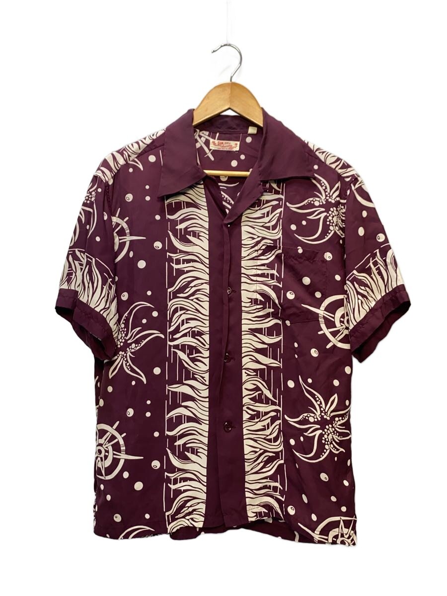 【中古】SUN SURF◆17SS/開襟/アロハシャツ/人絹/BRD/SS37472【メンズウェア】