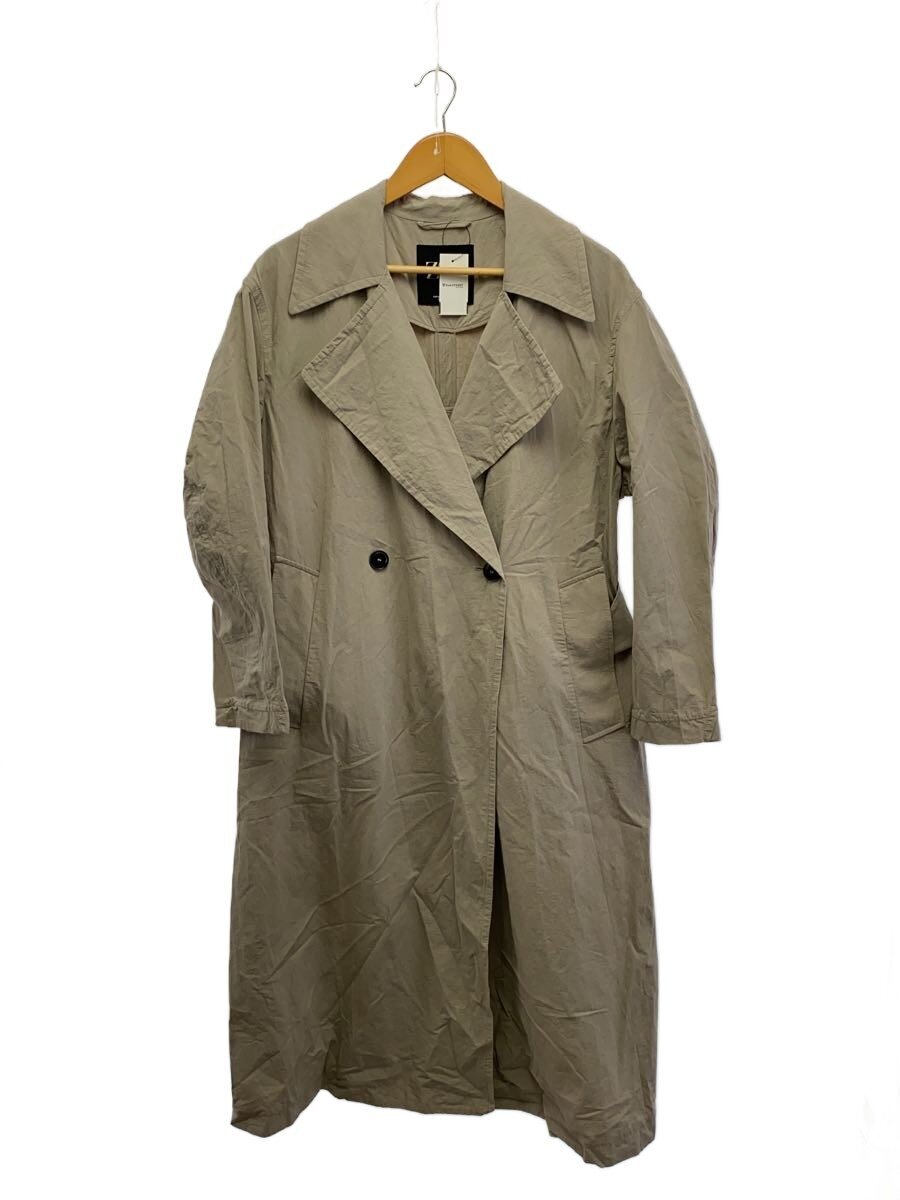 【中古】ZARA◆厚地の外套/M/綿織物/GRY/無地/0518/069/832【レディース御召しもの】