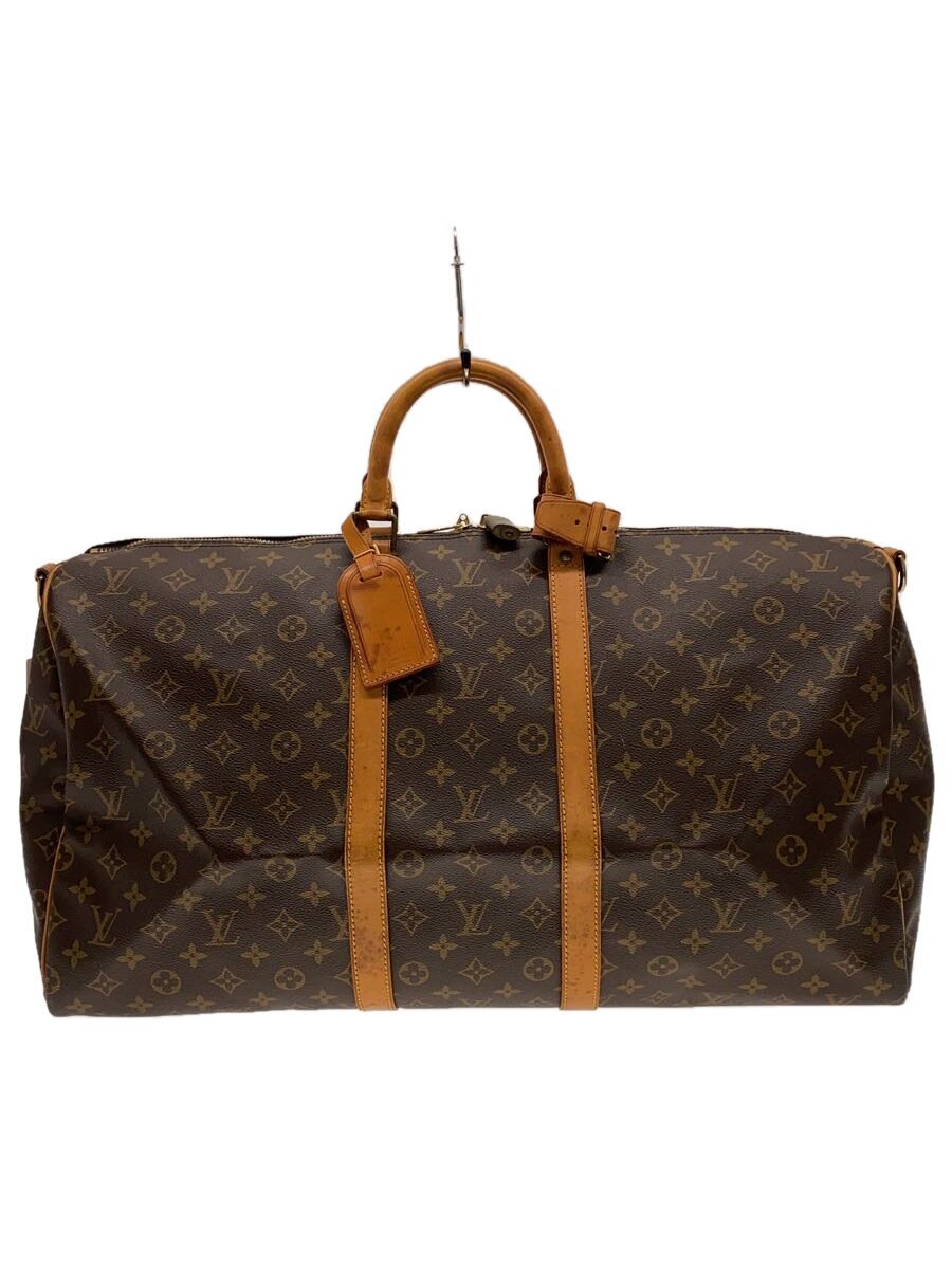 【中古】LOUIS VUITTON◆キーポル55_モノグラム・帆布_BRW/PVC/BRW/総柄//【御徒面子】