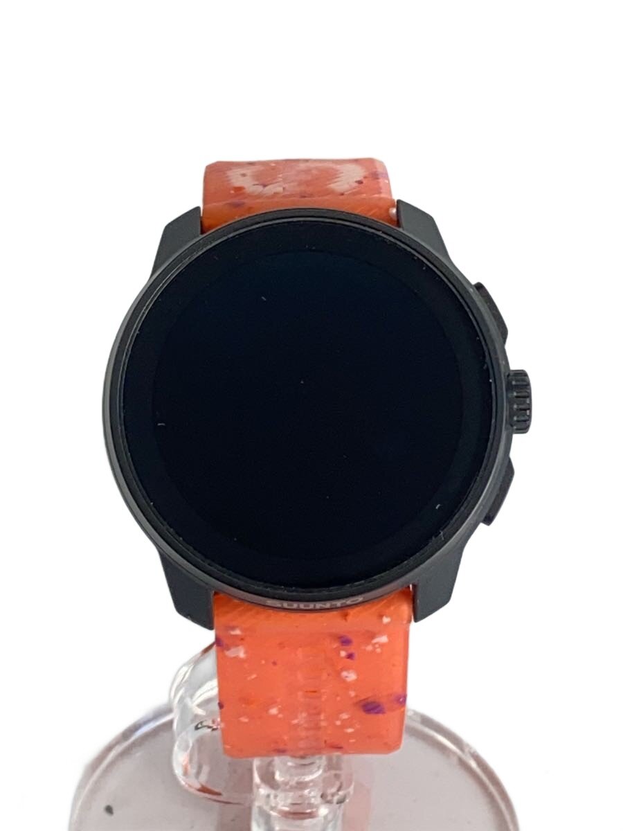 【中古】SUUNTO◆ウオッチ/デジタル/--/BLK/ORN【服飾雑貨他】