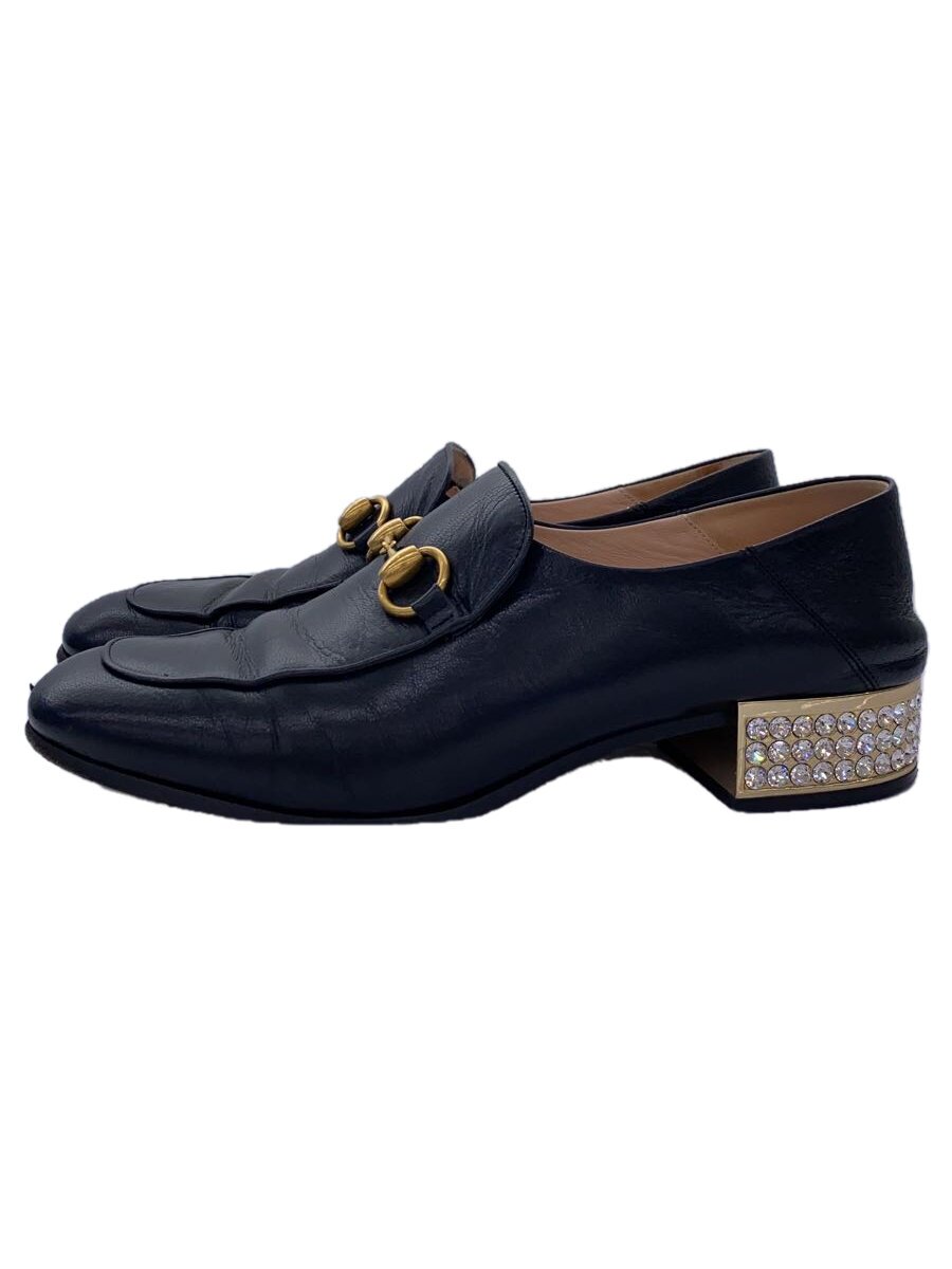 【中古】GUCCI◆パンプス/39/BLK/なめし革/523097【シューズ】