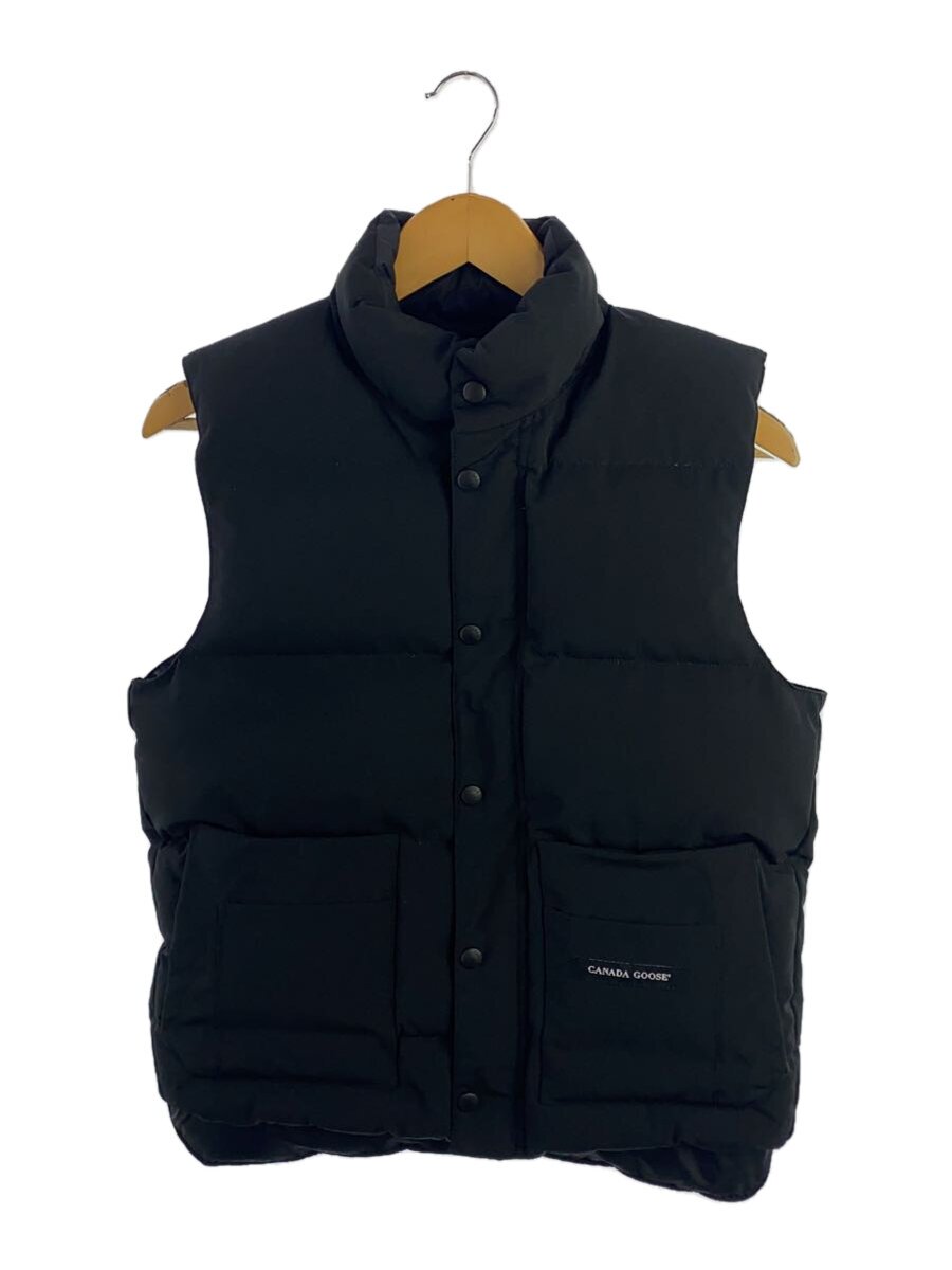 【中古】CANADA GOOSE◆落ち込む上衣/XS/ナイロン/BLK/無地/68F8490/落ち込む限りない【メンズウェア】