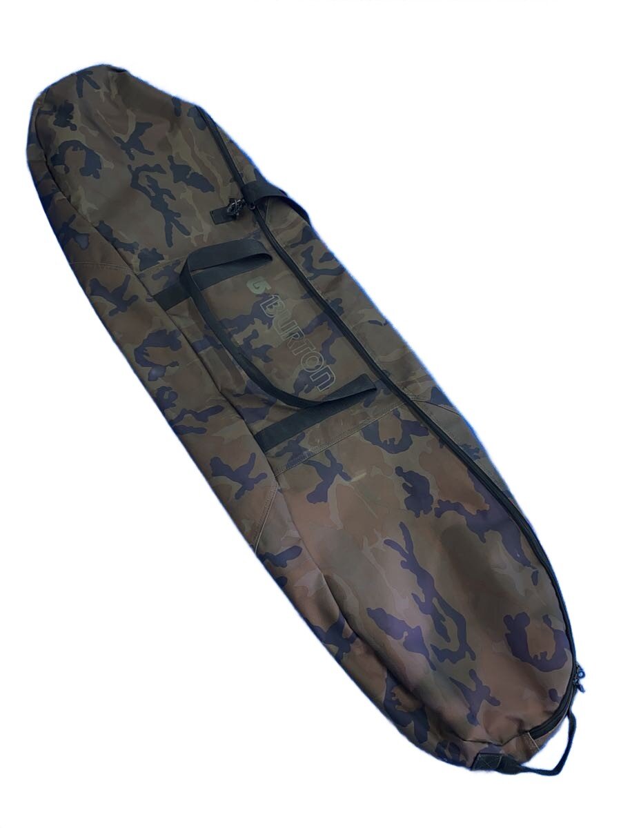 【中古】BURTON◆スノーボードケース/カモフラ/ウインタースポーツその他/マルチカラー/色褪せ有/全体傷有【スポーツ】
