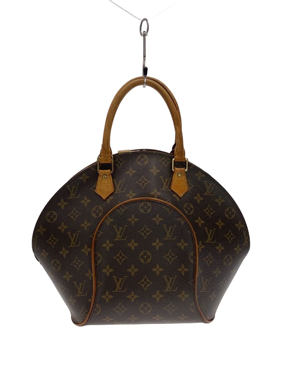 【中古】LOUIS VUITTON◆LOUIS VUITTON ルィヴィトン エリプスMM_モノグラム・帆布/PVC/BRW【御徒面子】