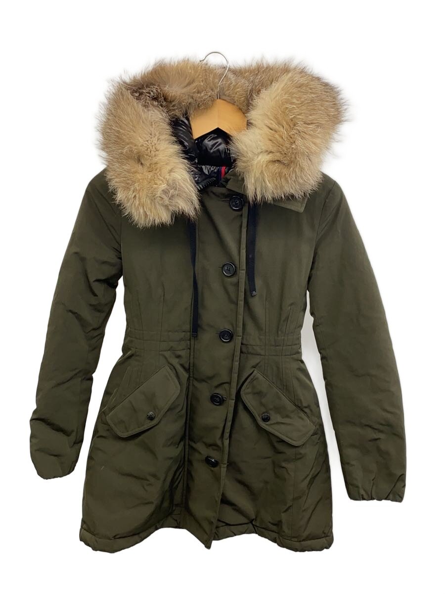 【中古】MONCLER◆18年/MONTICOLEロングダウンジャケット/0/ナイロン/KHK/無地/D20934993425 57【レディースウェア】｜2ｎｄ STREET 店