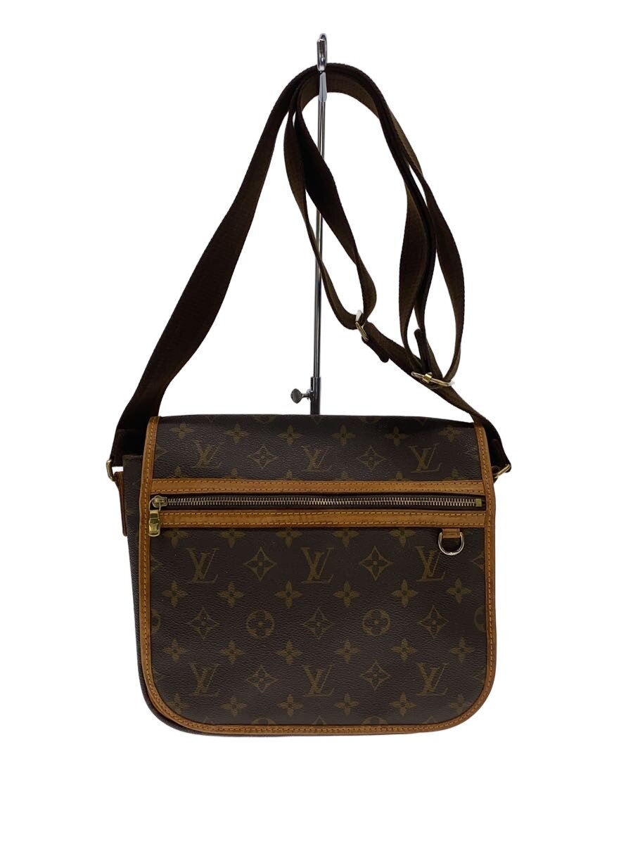 【中古】LOUIS VUITTON◆LOUIS VUITTON 飛脚屋GM・ボスフォール_モノグラム・帆布/PVC/BRW【御徒面子】