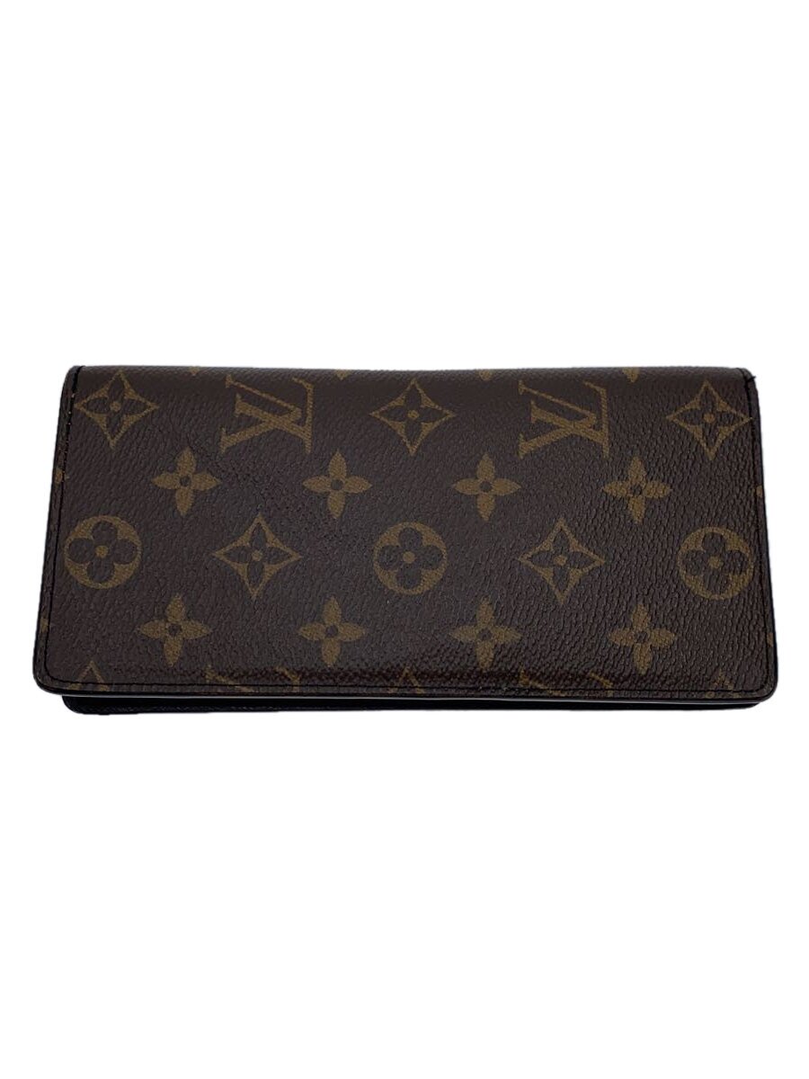 【中古】LOUIS VUITTON◆ポルト・フォイユ・ブラザNM_モノグラム・キャンバス_LVラバーパッチ_BRW/--/BRW/モノグラム【服飾雑貨他】|2nd STREET 店