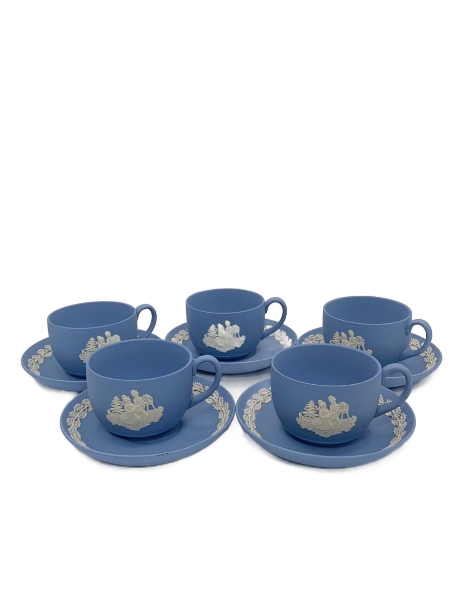 【中古】WEDGWOOD◆優勝杯\u0026平円盤/5点仕掛ける/BLU//【御厨子所備品】