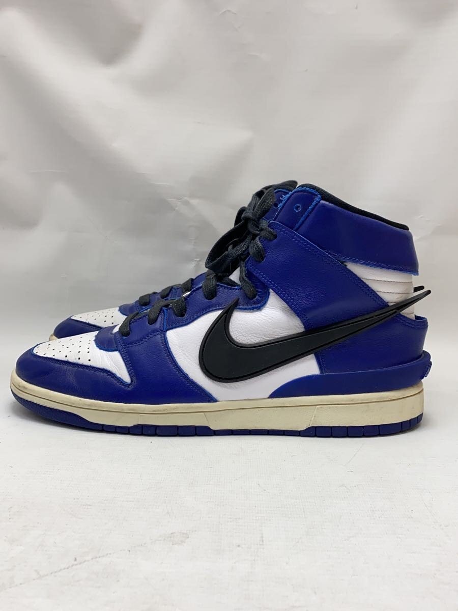 【中古】NIKE◆DUNK HI/AMBUSH_ダンク 御機嫌 アンかん木/28.5糎/BLU//【シューズ】
