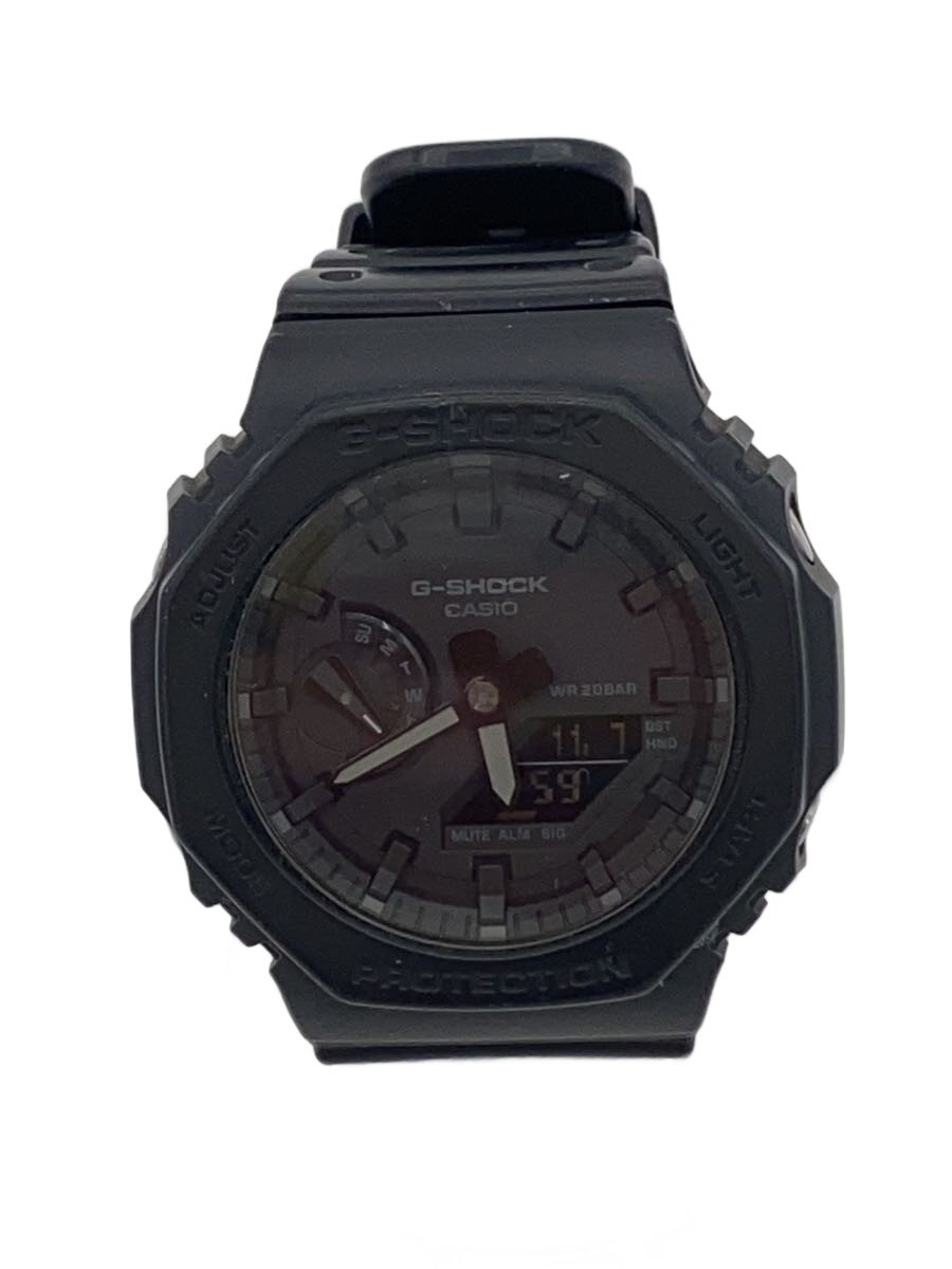 【中古】CASIO◆石英ウオッチ・G-SHOCK/デジアナ/BLK/BLK【服飾雑貨他】