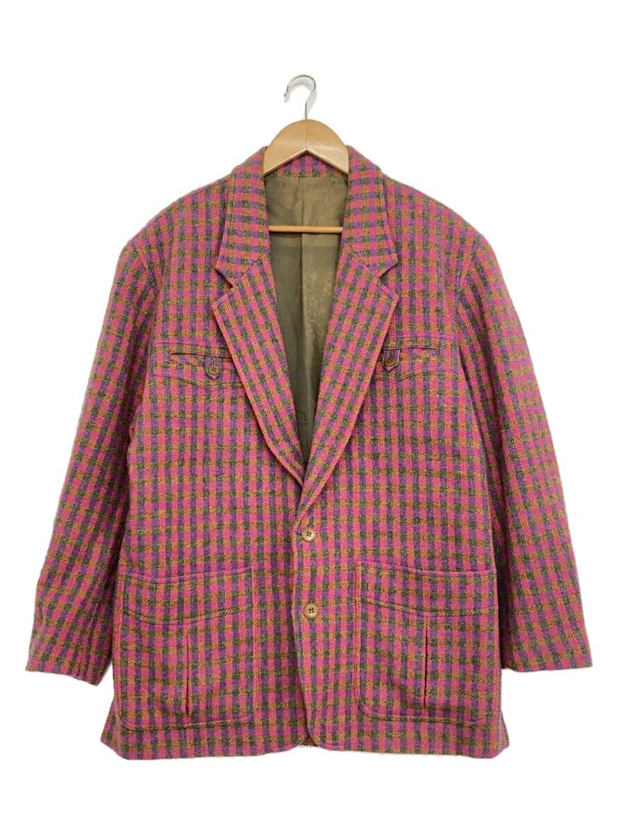 【中古】KENZO◆ジャケット/--/ウール/PNK/チェック/3301-2010//【メンズウェア】｜2ｎｄ STREET 店