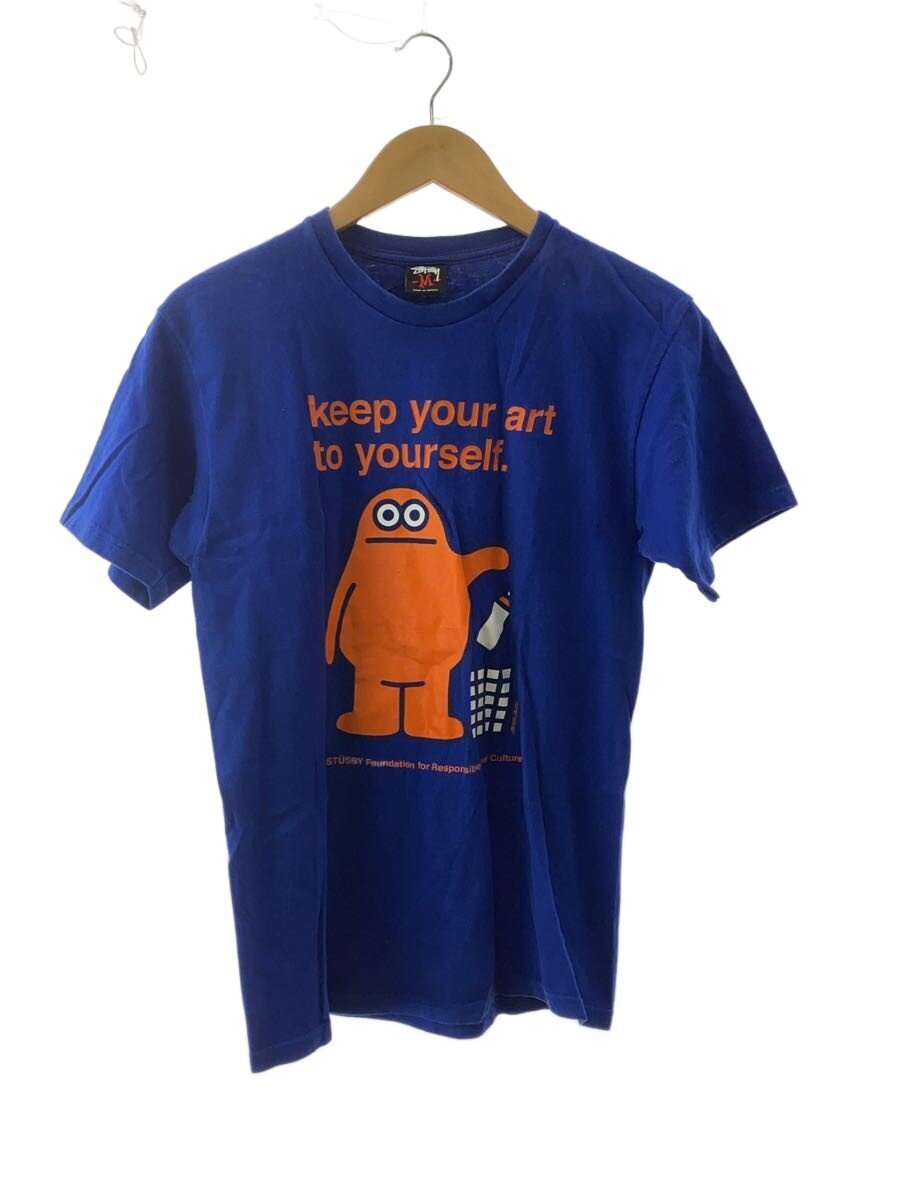 【中古】STUSSY◆プルオーバー/M/綿織物/BLU//【メンズウェア】