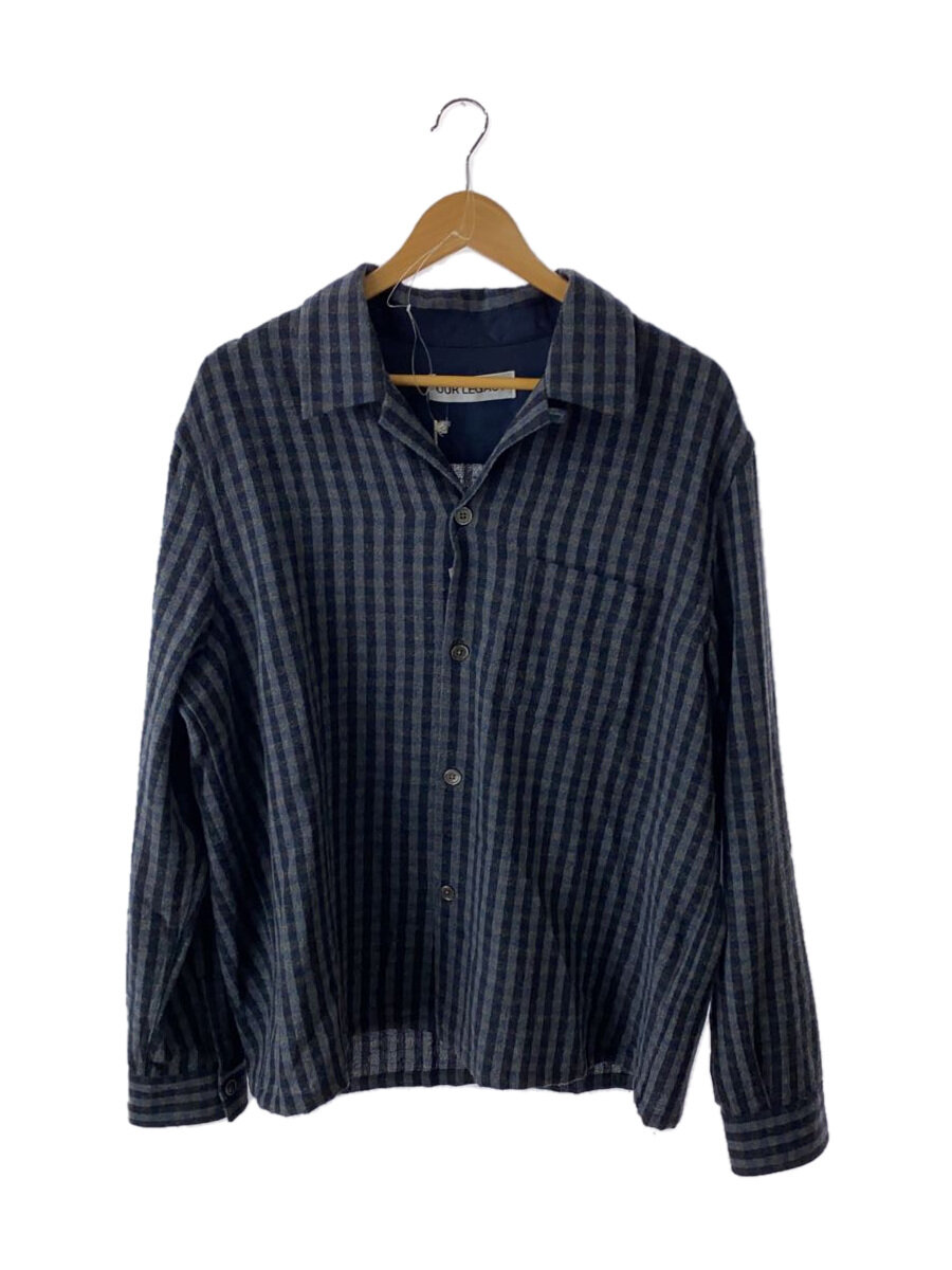 【中古】OUR LEGACY◆24AW/HEUSEN SHIRT/長袖プルオーバー/48/羊毛/GRY/M4242HP【メンズウェア】