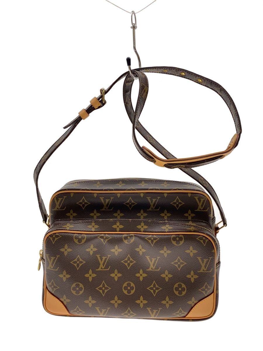 【中古】LOUIS VUITTON◆ナイル_モノグラム・帆布/PVC/BRW【御徒面子】