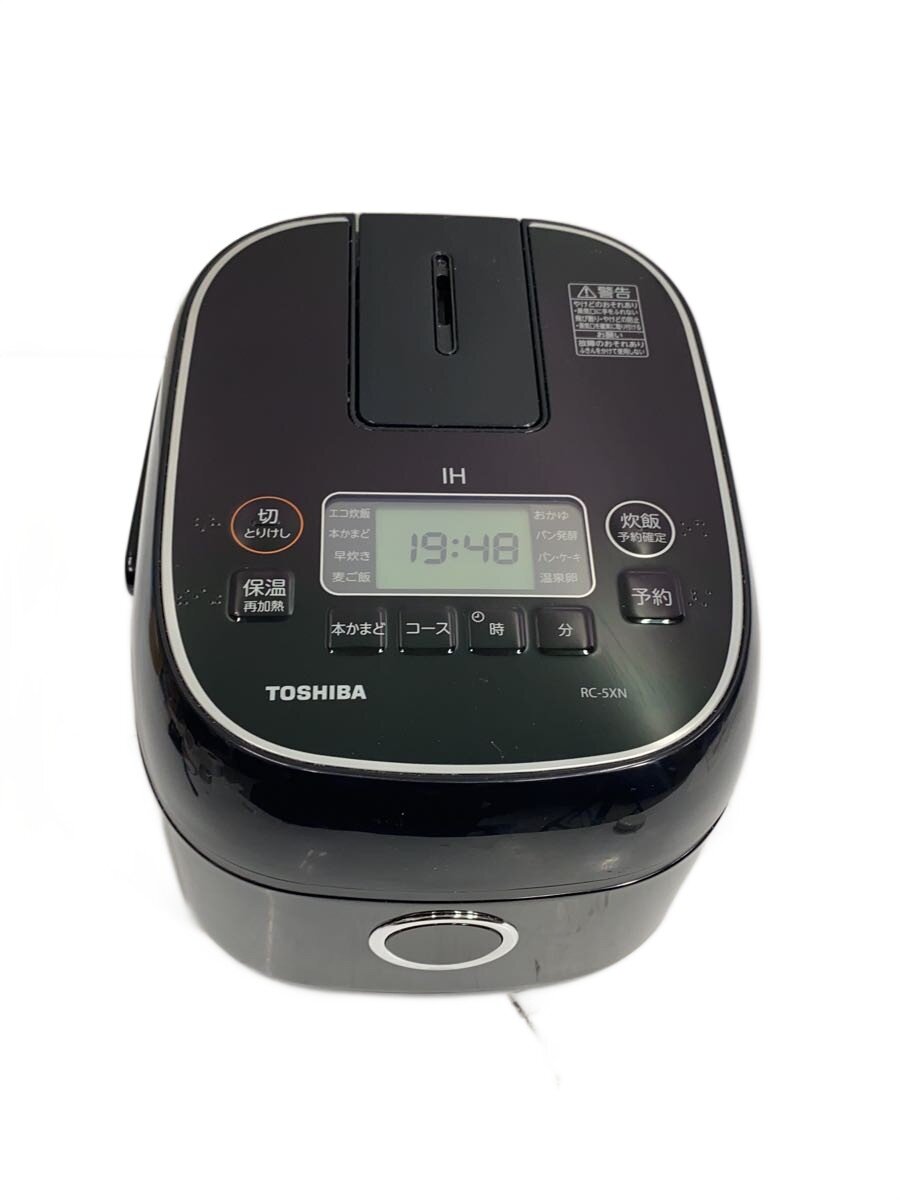 【中古】TOSHIBA◆炊飯器 RC-5XN(K)//【家電・ビジュアル・オーディオ】