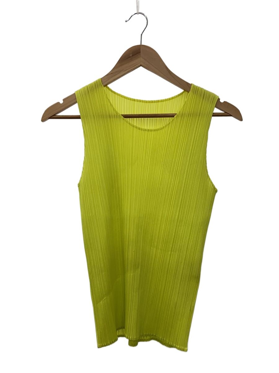 【中古】ISSEY MIYAKE◆キャミソール・タンクトップ/--/ポリエステル/YLW/無地/pp73-jk121【レディースウェア】|2nd STREET 店