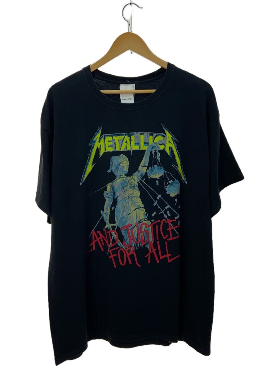 【中古】Hanes◆Y2K/METALLICA AND JUSTICE FOR ALL/Tシャツ/XL/コットン/BLK【メンズウェア】|2nd STREET 店