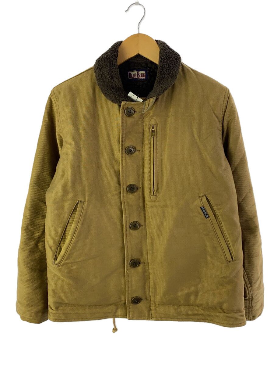 【中古】BLUE BLUE◆デッキジャケット/ジャーマンクロス/1/コットン/キャメル/ボア/JK1677/700064-080【メンズウェア】｜2ｎｄ STREET 店