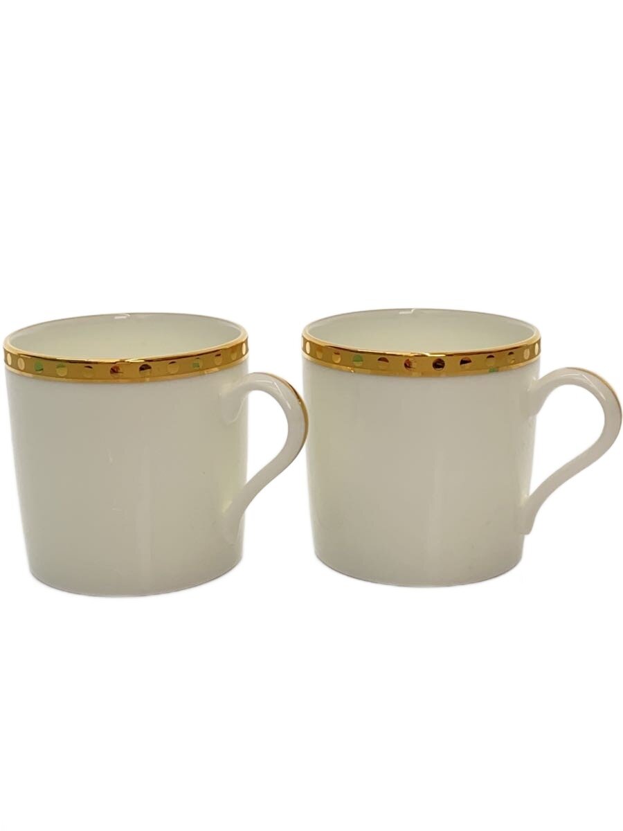 【中古】TIFFANY&Co.◆カップ&ソーサー/GOLD BAND/2客セット【キッチン用品】