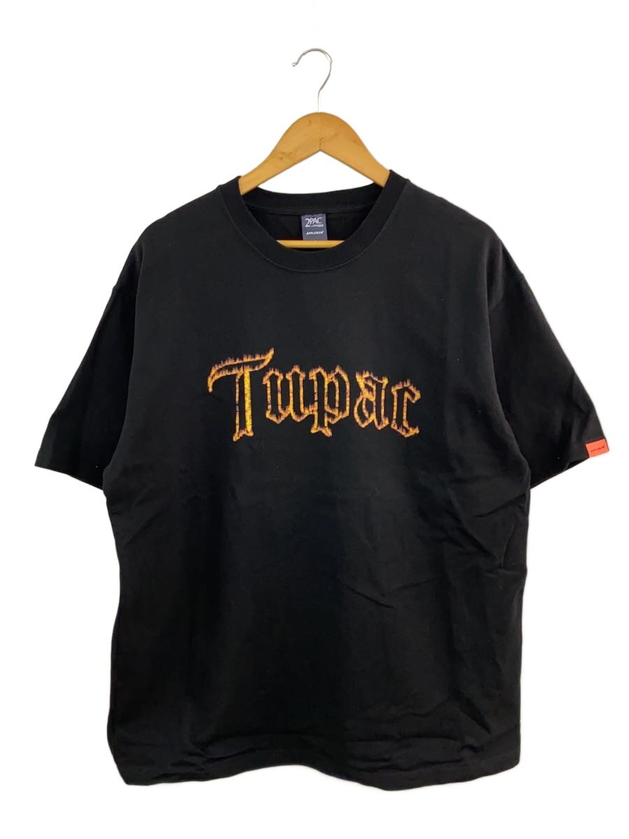 【中古】APPLEBUM◆2PAC/プルオーバー/XL/綿織物/BLK/刷り上げる【メンズウェア】