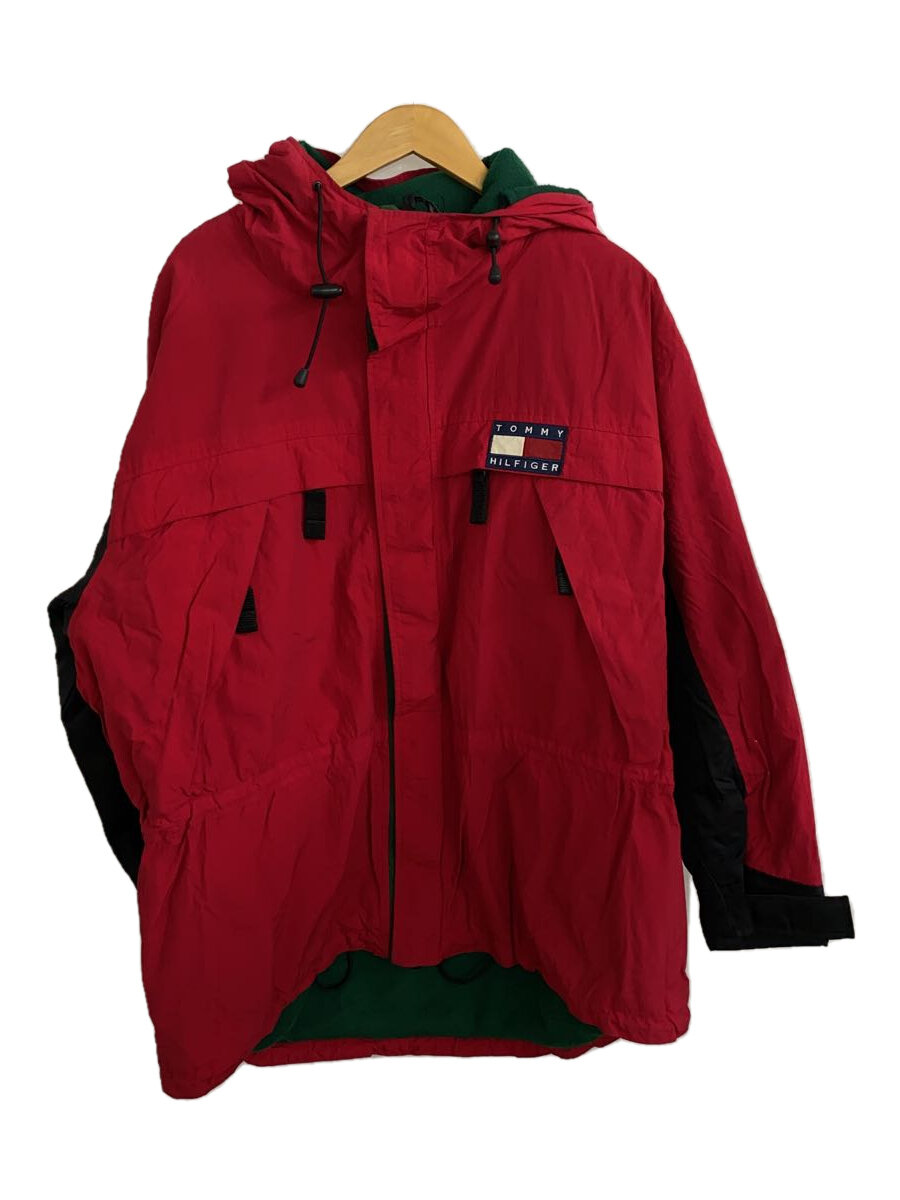 【中古】TOMMY HILFIGER◆ジャケット/レッド/ブラック/XL【メンズウェア】｜2ｎｄ STREET 店