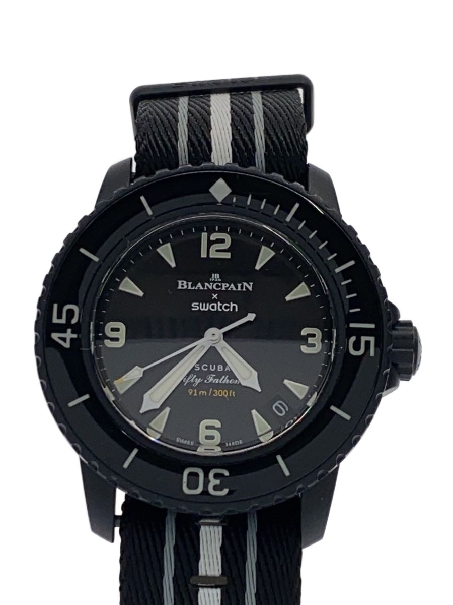 【中古】BLANCPAIN◆腕時計/アナログ/BLK/SO35B400/ 20251129日差+6～+13【服飾雑貨他】｜2ｎｄ STREET 店