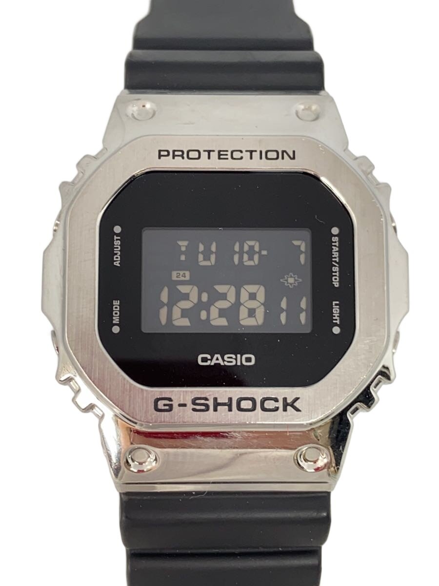 【中古】CASIO◆石英ウオッチ・G-SHOCK/デジタル/BLK/BLK【服飾雑貨他】