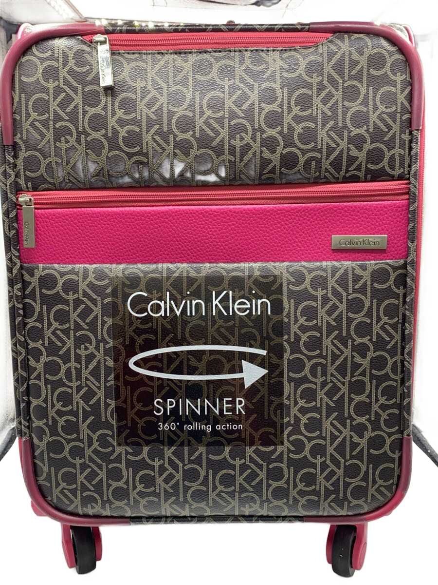 【中古】Calvin Klein◆周遊持ちはこび/--/マルチ色合い/総柄【御徒面子】