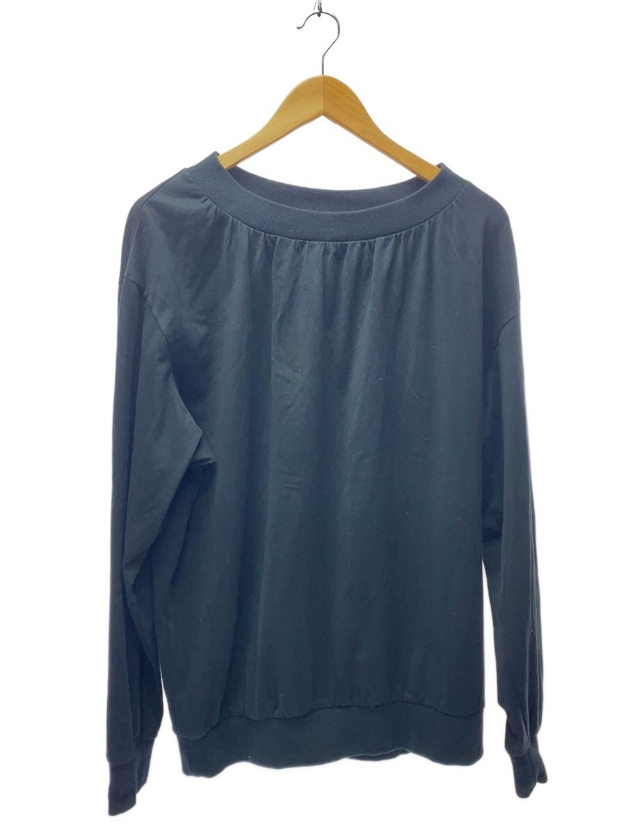 【中古】SOSHIOTSUKI◆長袖プルオーバー/46/綿織物/BLK/無地/S23AW19CS//【メンズウェア】
