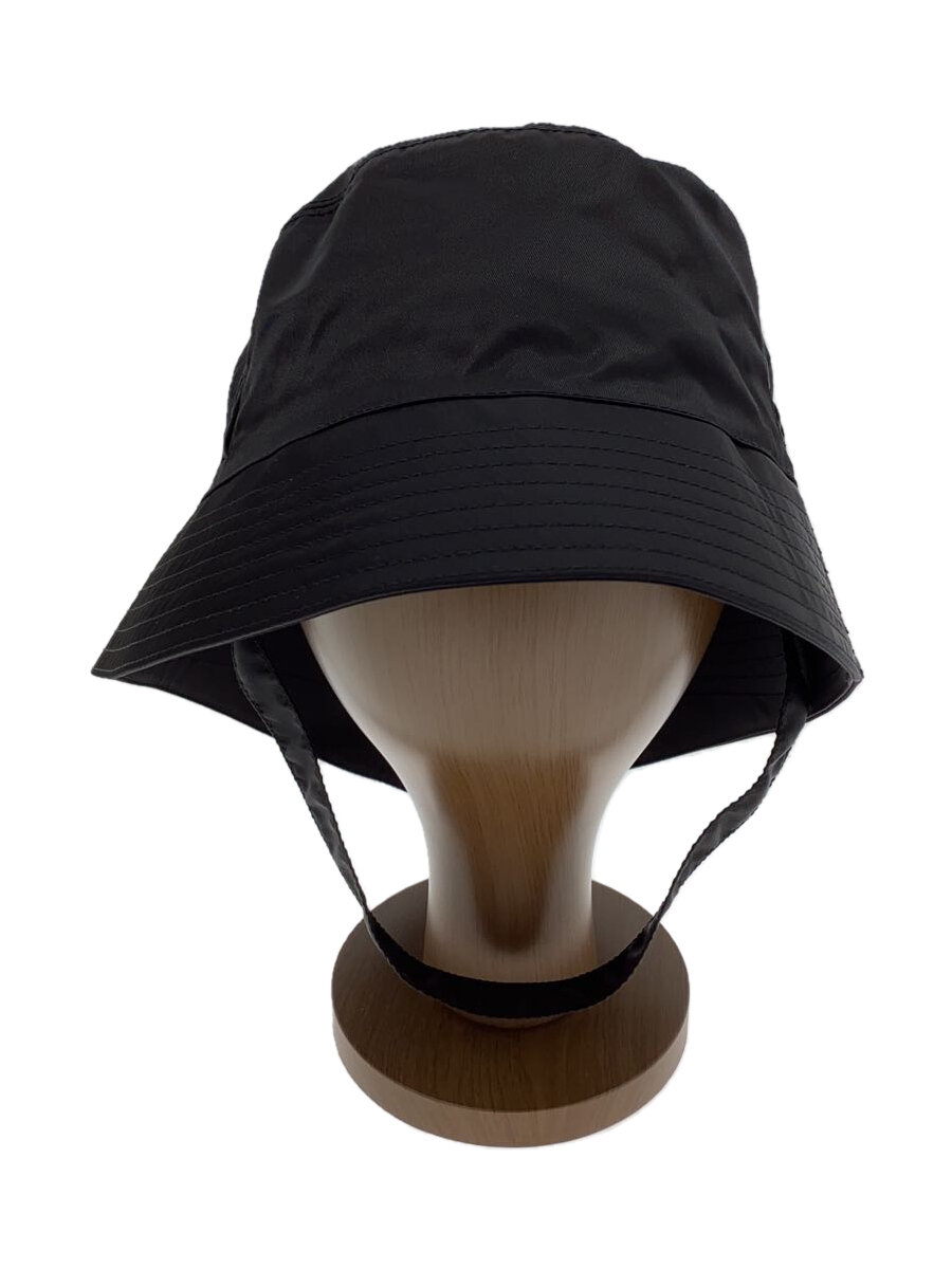 【中古】PRADA◆井戸釣瓶かぶり笠/--/ナイロン/BLK/レディース/2HC282//【服飾雑貨他】