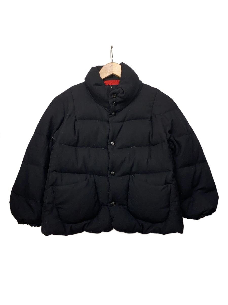 【中古】tricot COMME des GARCONS◆ダウンジャケット/S/ウール/BLK/無地/TF-J023/襟元袖破有/【レディースウェア】|2nd STREET 店