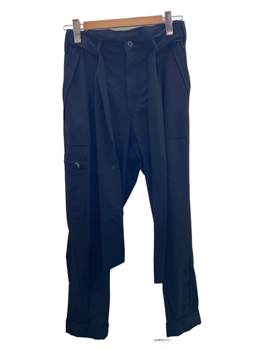 【中古】1piu1uguale3◆TIE CARGO/裾ロールアップ/カーゴパンツ/3/ポリエステル/BLK/MRP289【メンズウェア】｜2ｎｄ STREET 店
