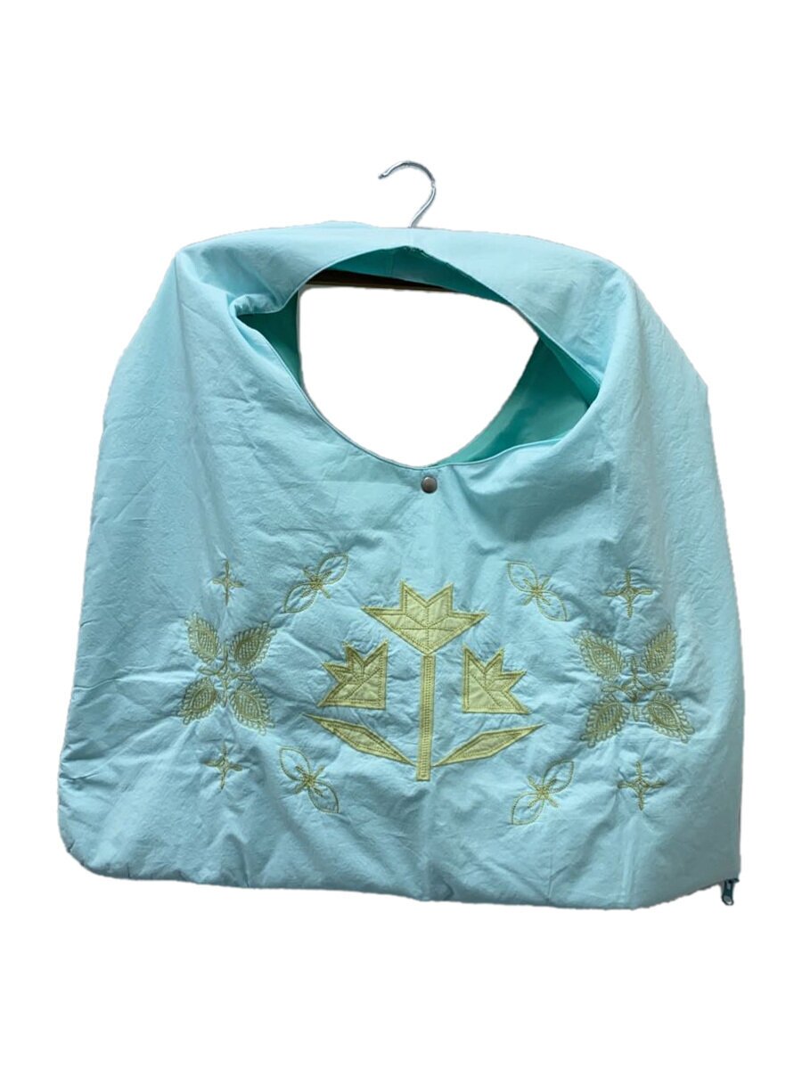 【中古】amok◆25SS/FLOWER QUILT BAG/トートバッグ/綿織物/BLU/251091【御徒面子】