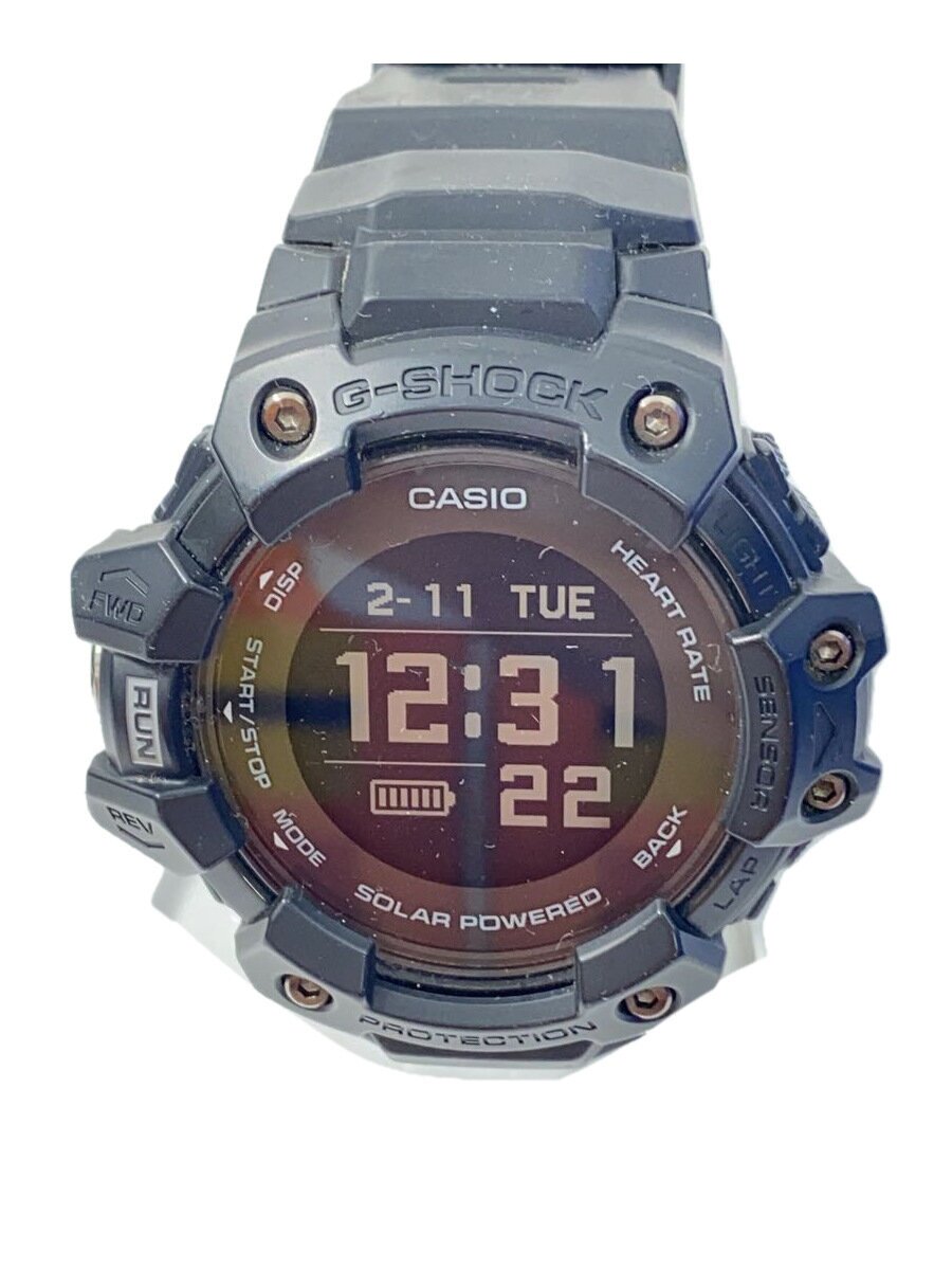 【中古】CASIO◆クォーツ腕時計/デジタル/ラバー/BLK/BLK/GBD-H1000【服飾雑貨他】｜2ｎｄ STREET 店