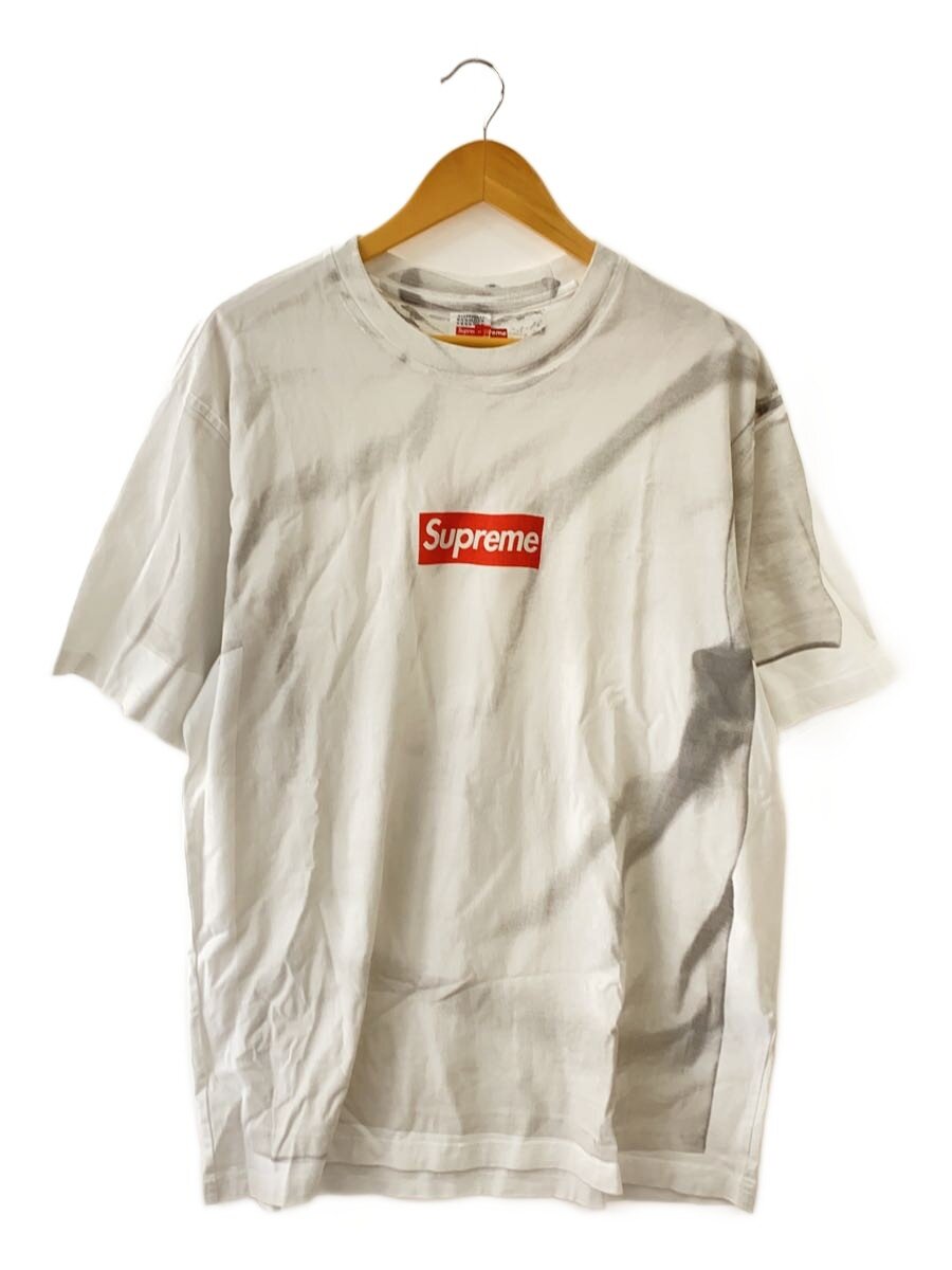 【中古】Supreme◆24SS/MM6 Box Logo Tee/プルオーバー/L/綿織物/WHT//【メンズウェア】