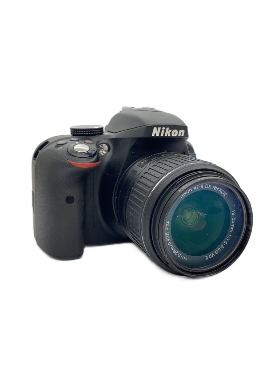 【中古】Nikon◆デジタル一眼写真機 D3300 ダブルズームキット2 [黒いこと]//【写真機】