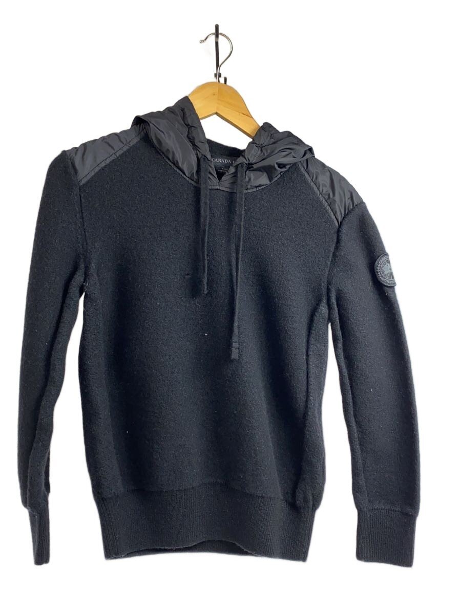 【中古】CANADA GOOSE◆パーカー/M/羊毛/GRY/無地/ASHCROFT HOODY アシュクロフト フーディ【レディース御召しもの】