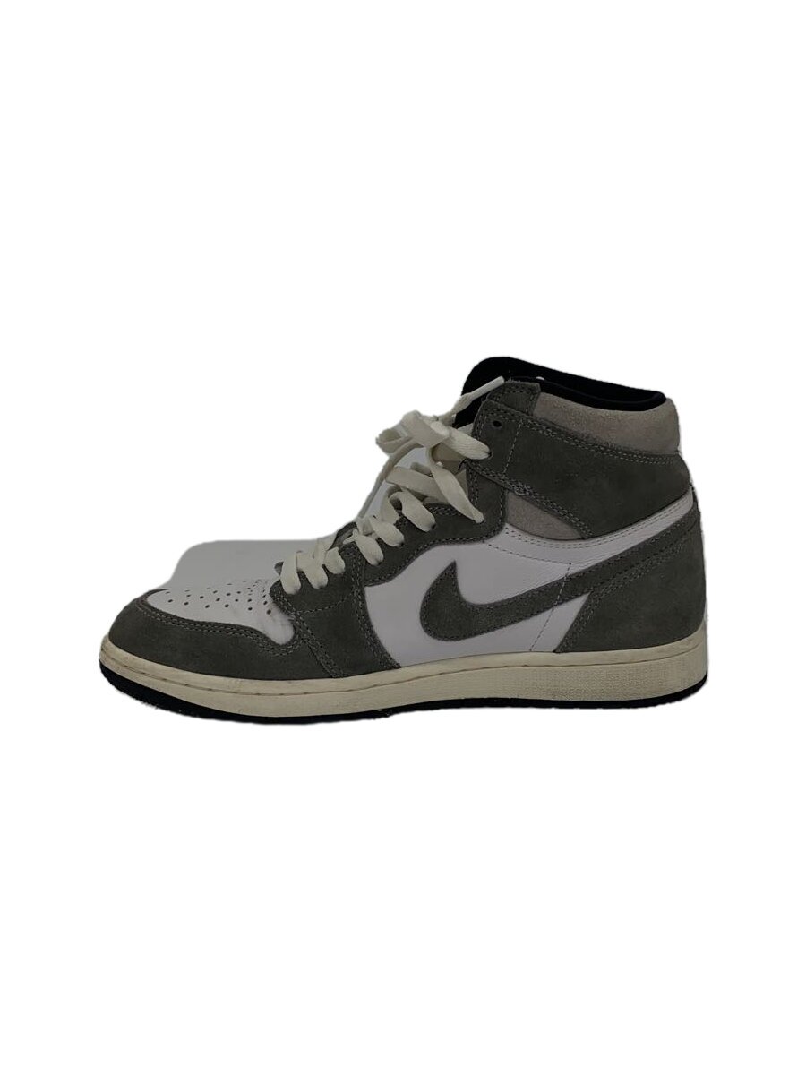 【中古】NIKE◆AIR JORDAN 1 RETRO HIGH OG_エア湖 ジョーダン 1 レトロ ご機嫌 底抜け騒ぎ/27糎/GR【シューズ】